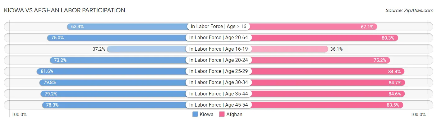 Kiowa vs Afghan Labor Participation