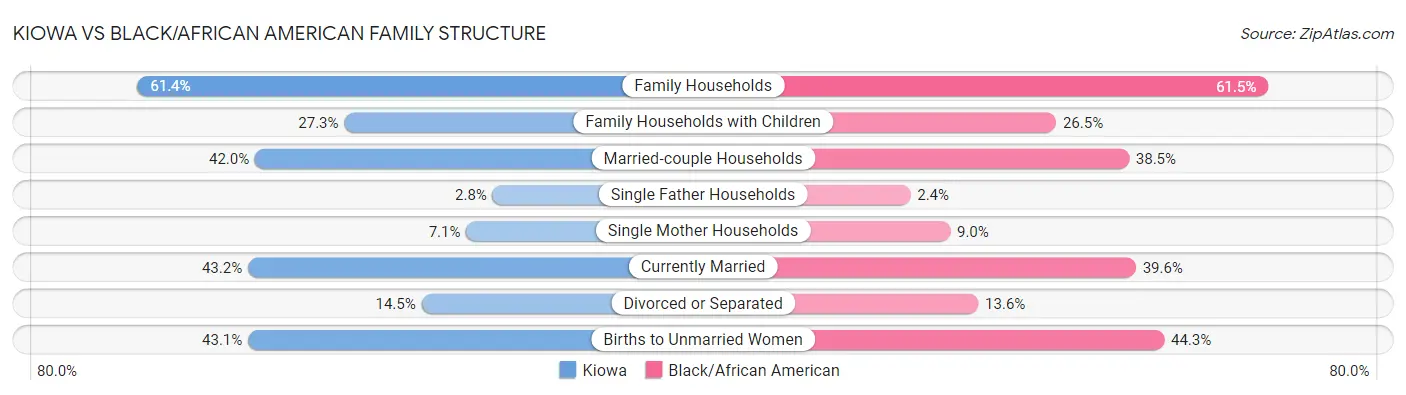 Kiowa vs Black/African American Family Structure