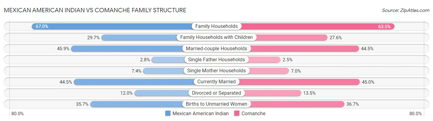 Mexican American Indian vs Comanche Family Structure