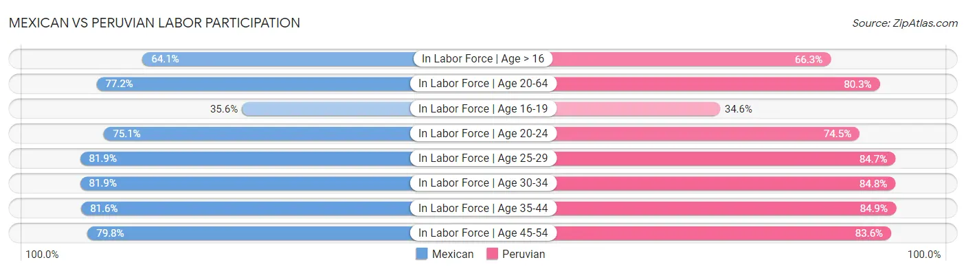 Mexican vs Peruvian Labor Participation