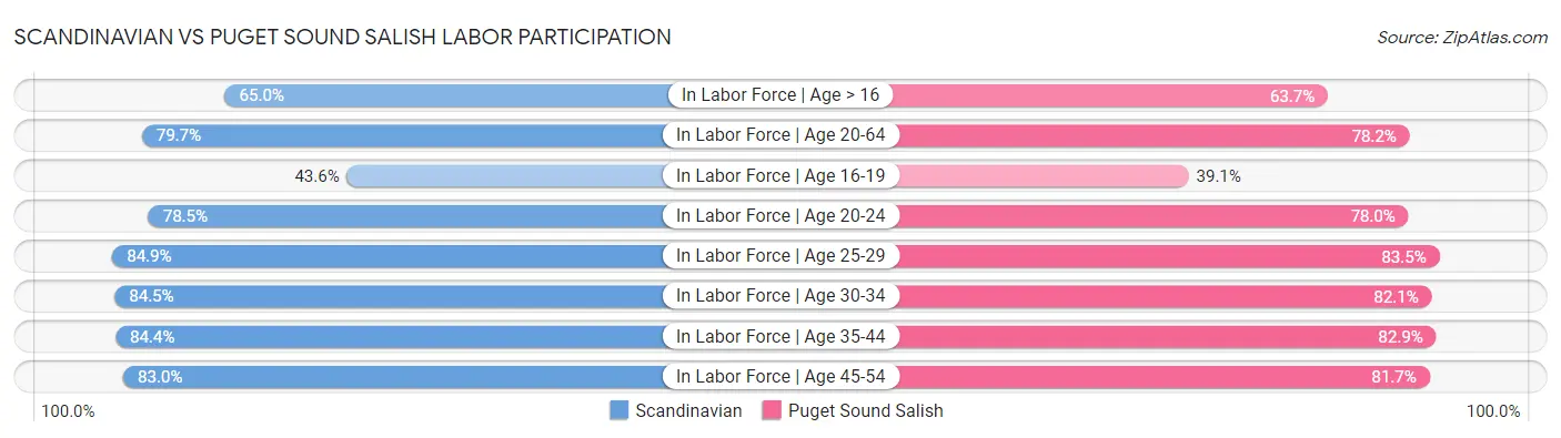 Scandinavian vs Puget Sound Salish Labor Participation