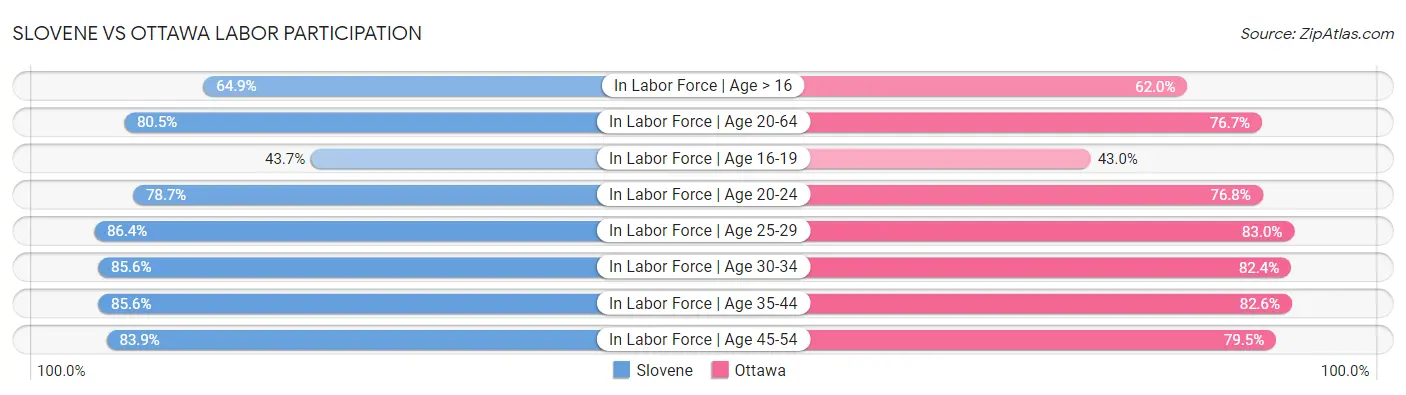 Slovene vs Ottawa Labor Participation