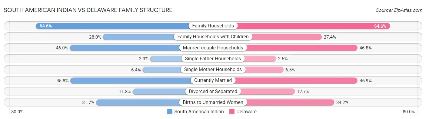 South American Indian vs Delaware Family Structure