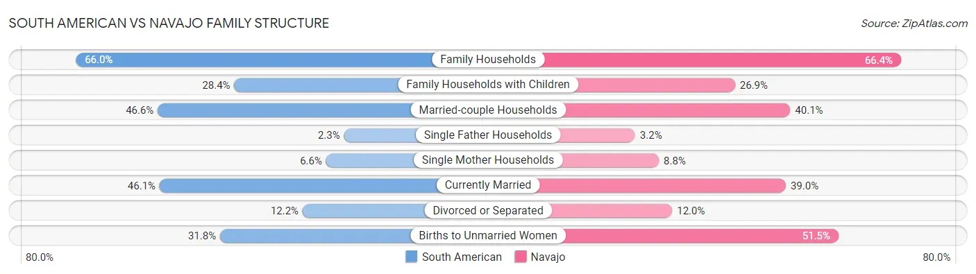 South American vs Navajo Family Structure