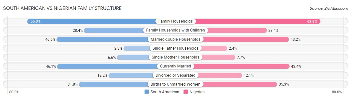 South American vs Nigerian Family Structure
