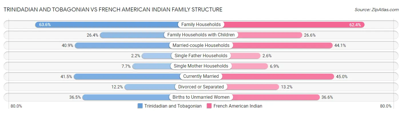 Trinidadian and Tobagonian vs French American Indian Family Structure