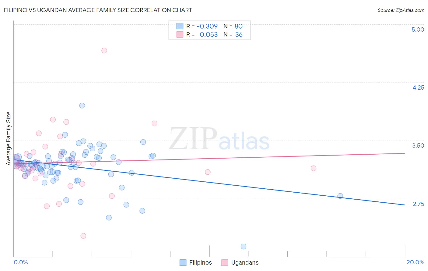 Filipino vs Ugandan Average Family Size