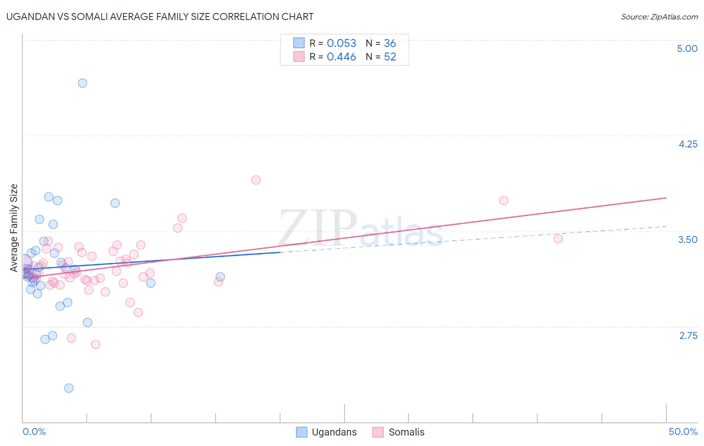 Ugandan vs Somali Average Family Size