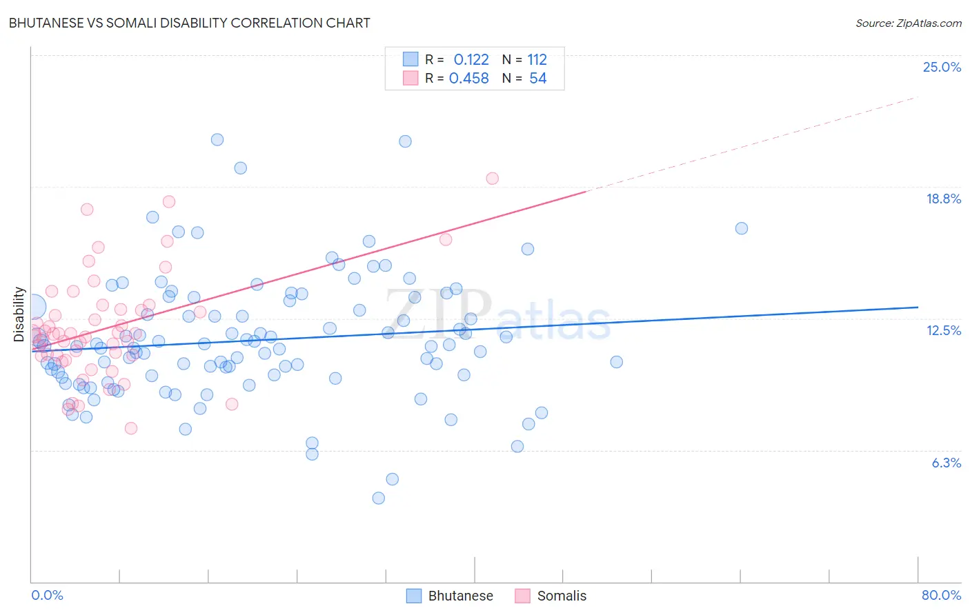 Bhutanese vs Somali Disability