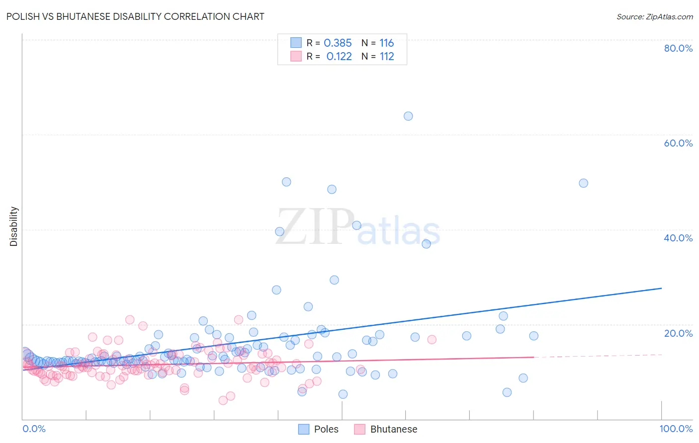 Polish vs Bhutanese Disability