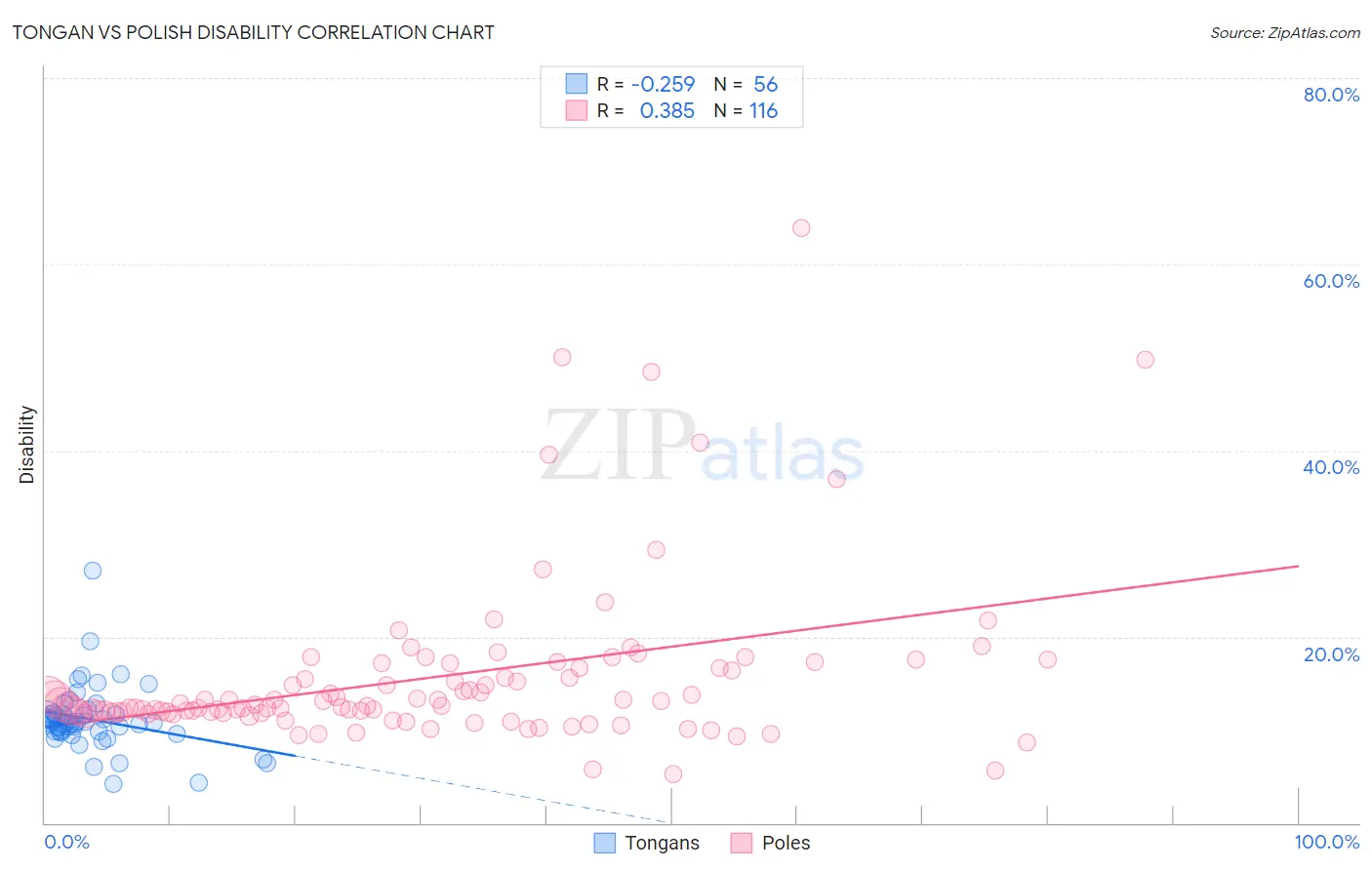 Tongan vs Polish Disability