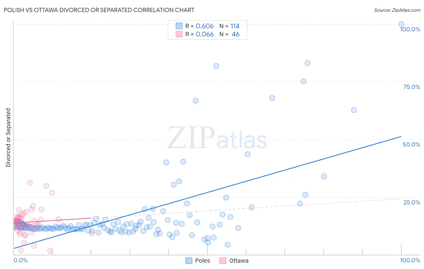 Polish vs Ottawa Divorced or Separated