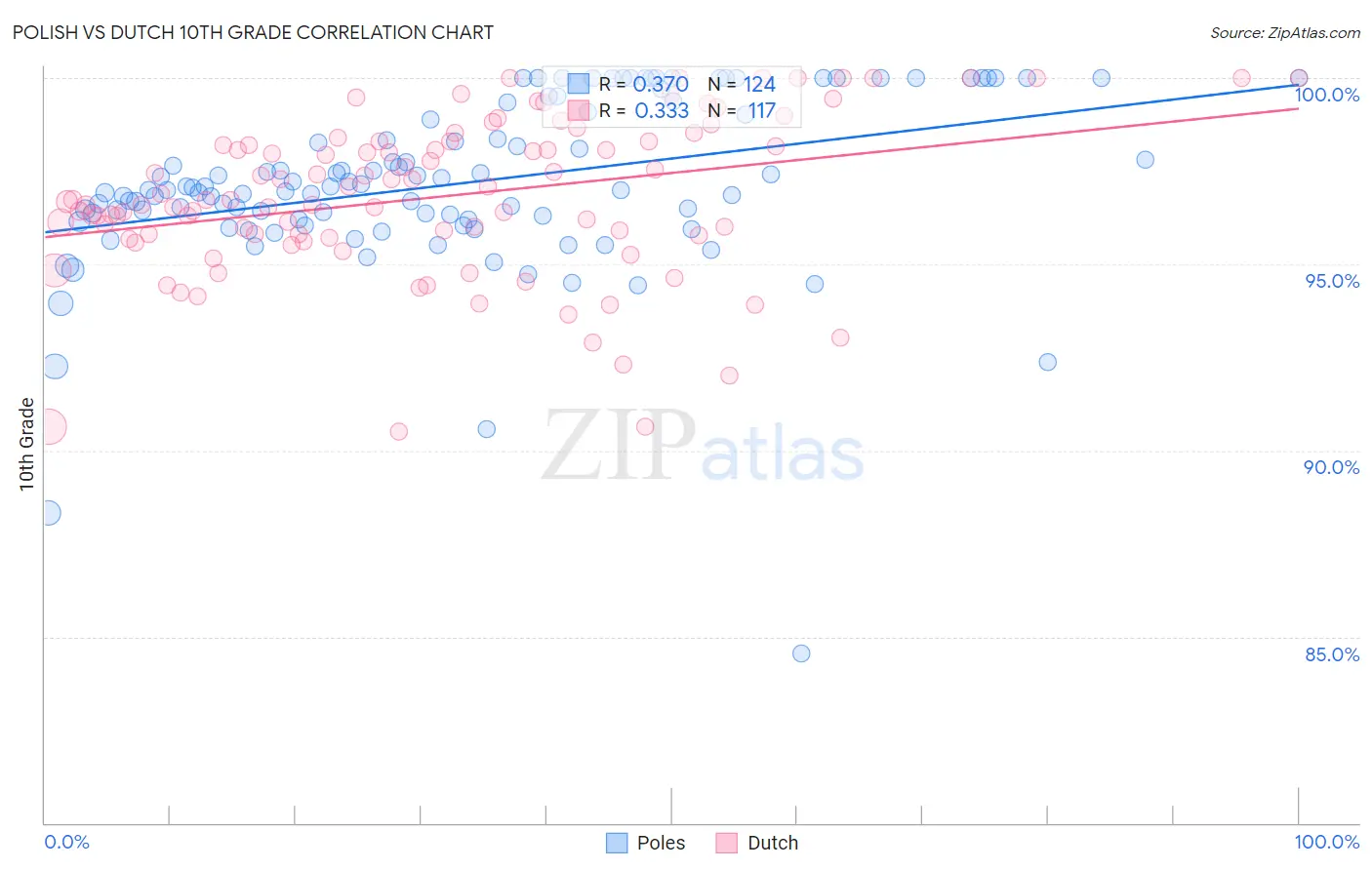 Polish vs Dutch 10th Grade