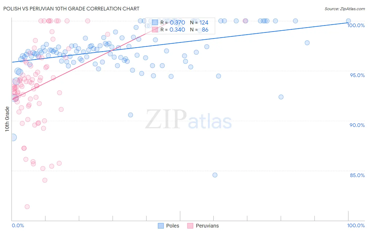 Polish vs Peruvian 10th Grade