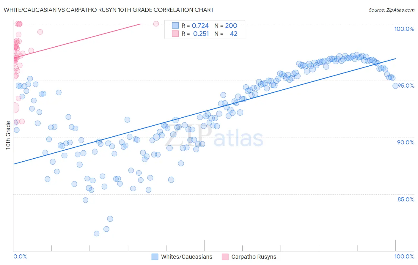 White/Caucasian vs Carpatho Rusyn 10th Grade