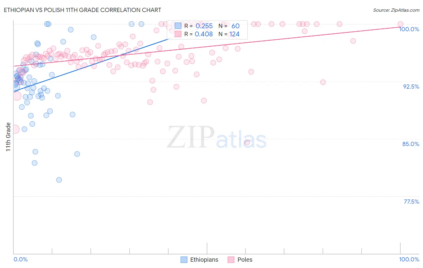 Ethiopian vs Polish 11th Grade