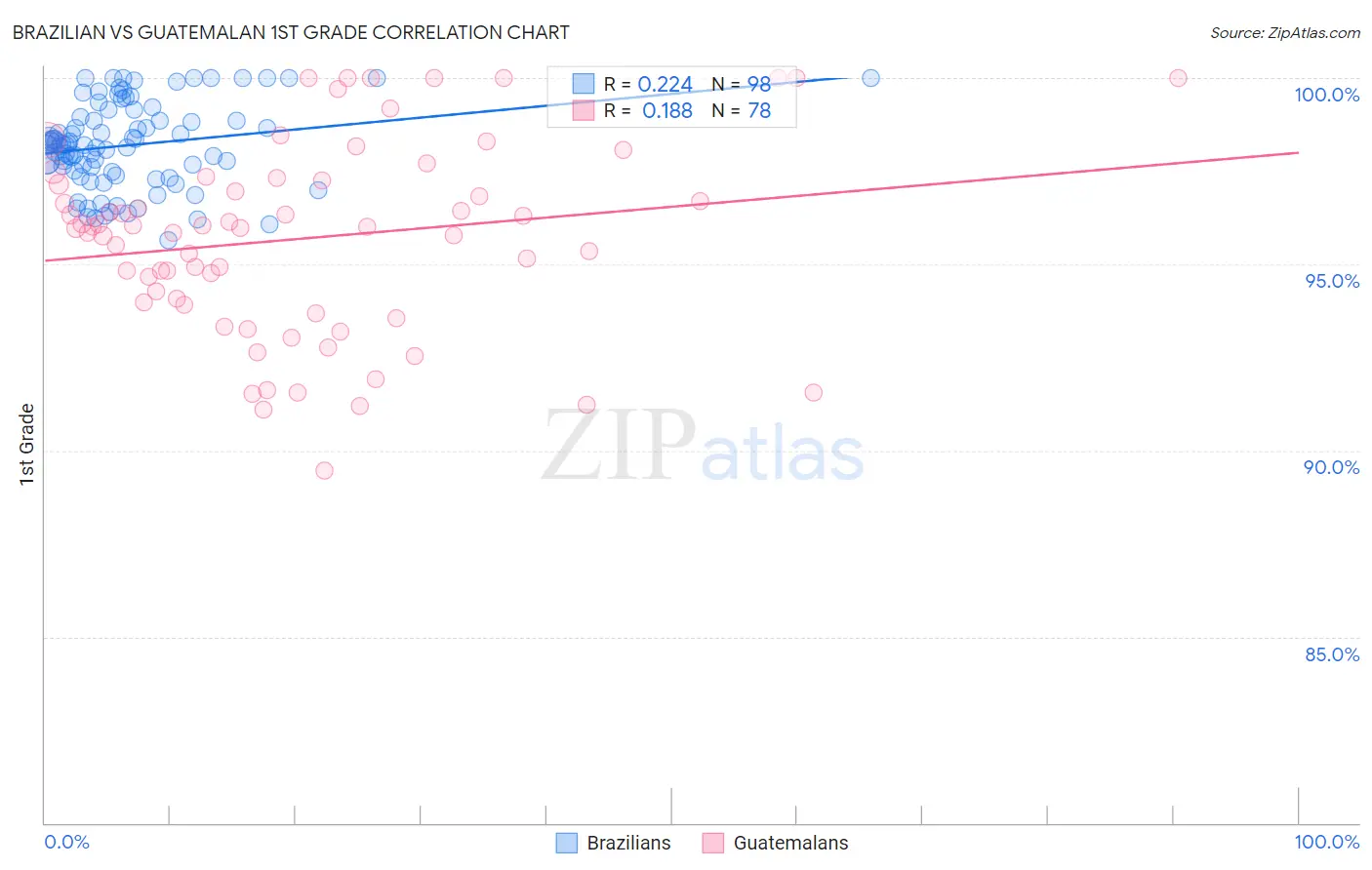 Brazilian vs Guatemalan 1st Grade