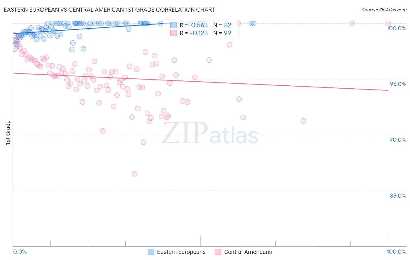 Eastern European vs Central American 1st Grade