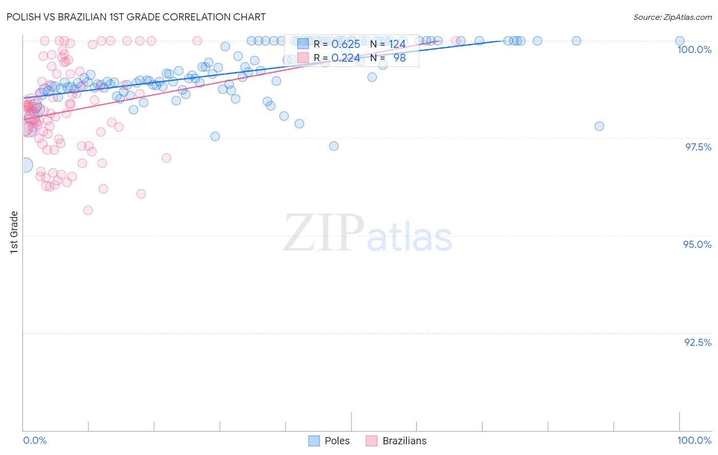 Polish vs Brazilian 1st Grade