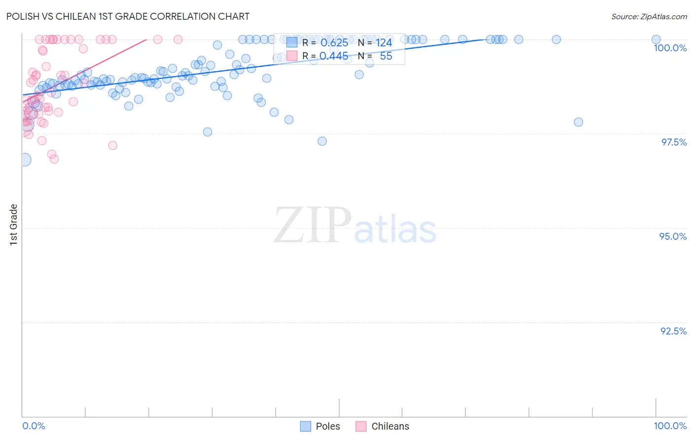 Polish vs Chilean 1st Grade