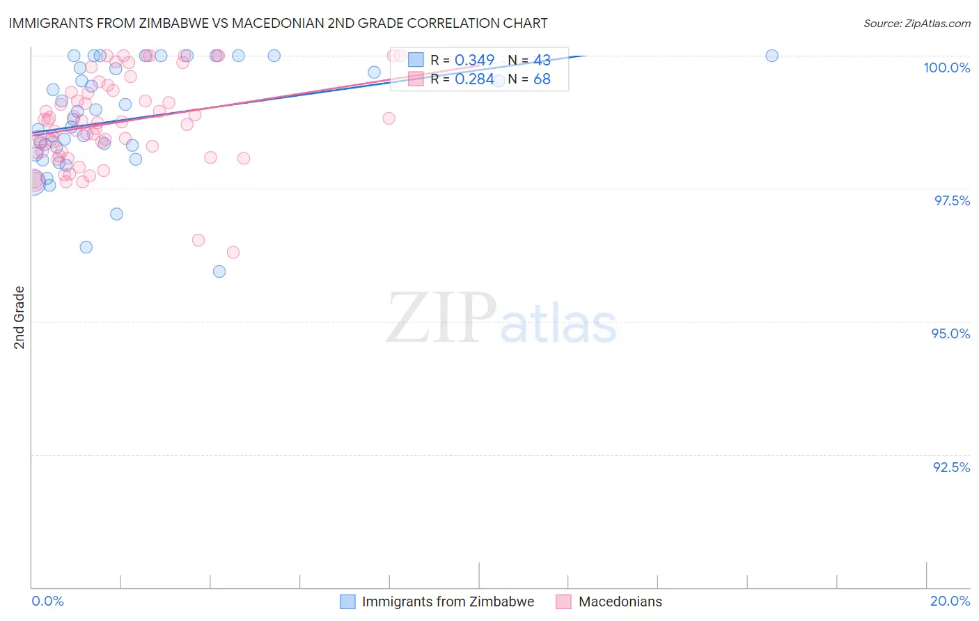 Immigrants from Zimbabwe vs Macedonian 2nd Grade
