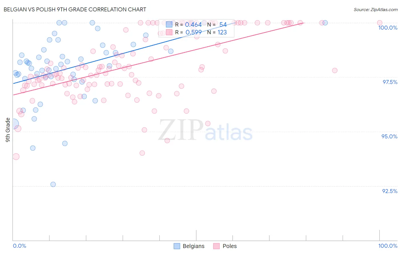 Belgian vs Polish 9th Grade