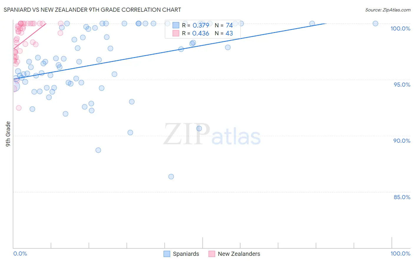 Spaniard vs New Zealander 9th Grade