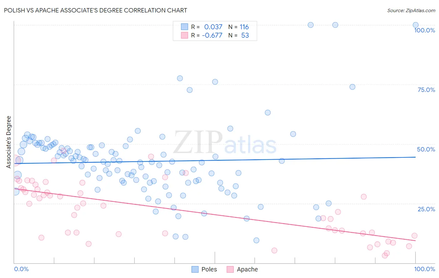 Polish vs Apache Associate's Degree