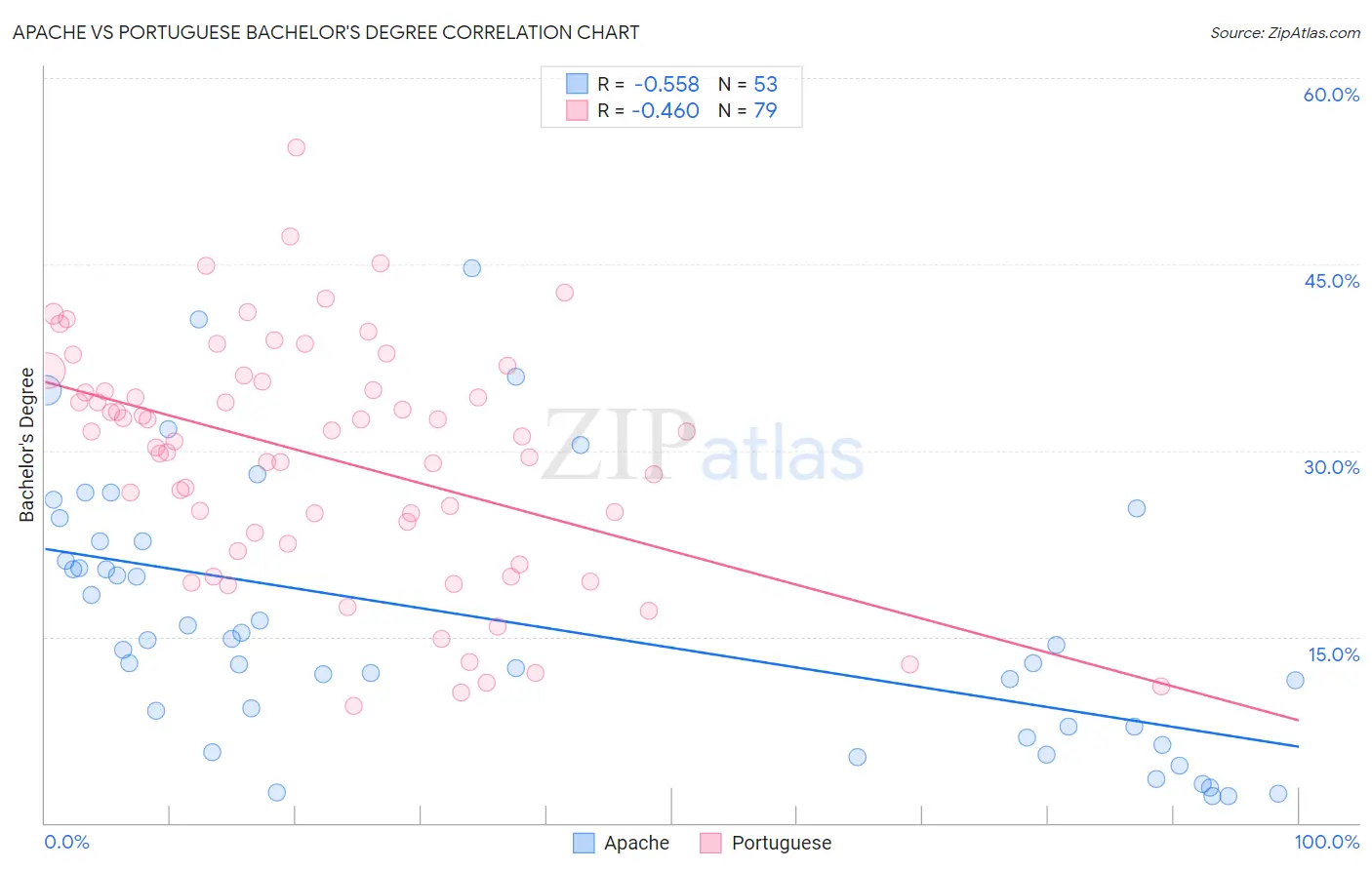 Apache vs Portuguese Bachelor's Degree