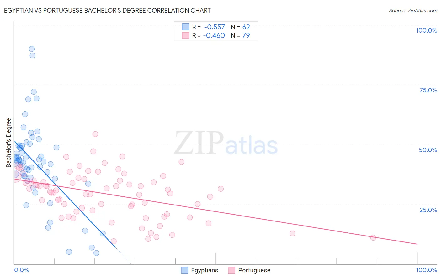 Egyptian vs Portuguese Bachelor's Degree