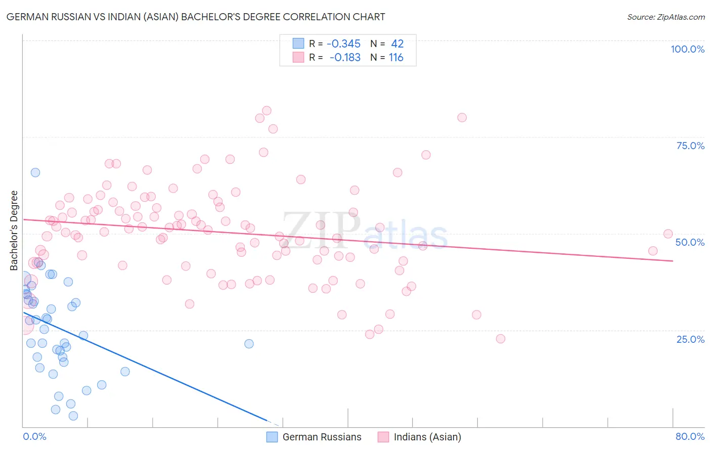 German Russian vs Indian (Asian) Bachelor's Degree