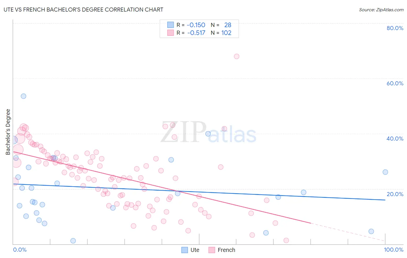 Ute vs French Bachelor's Degree