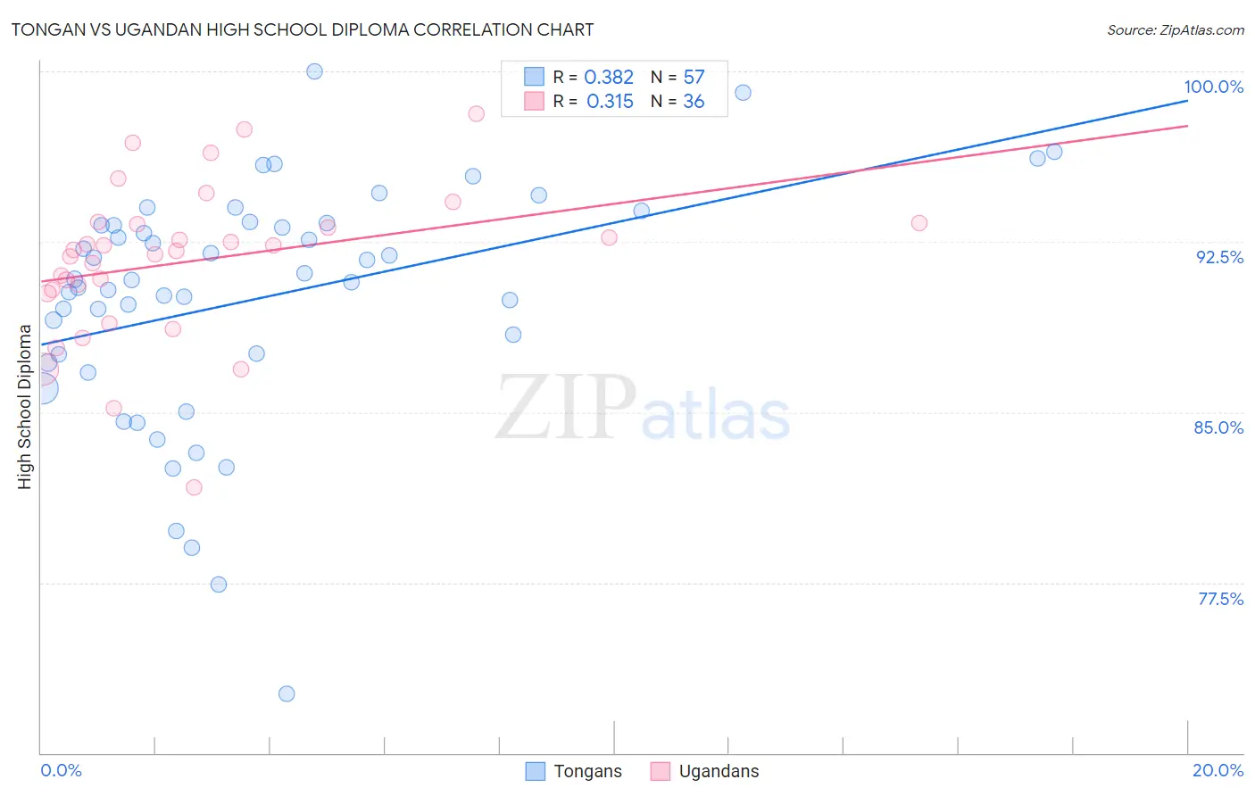 Tongan vs Ugandan High School Diploma