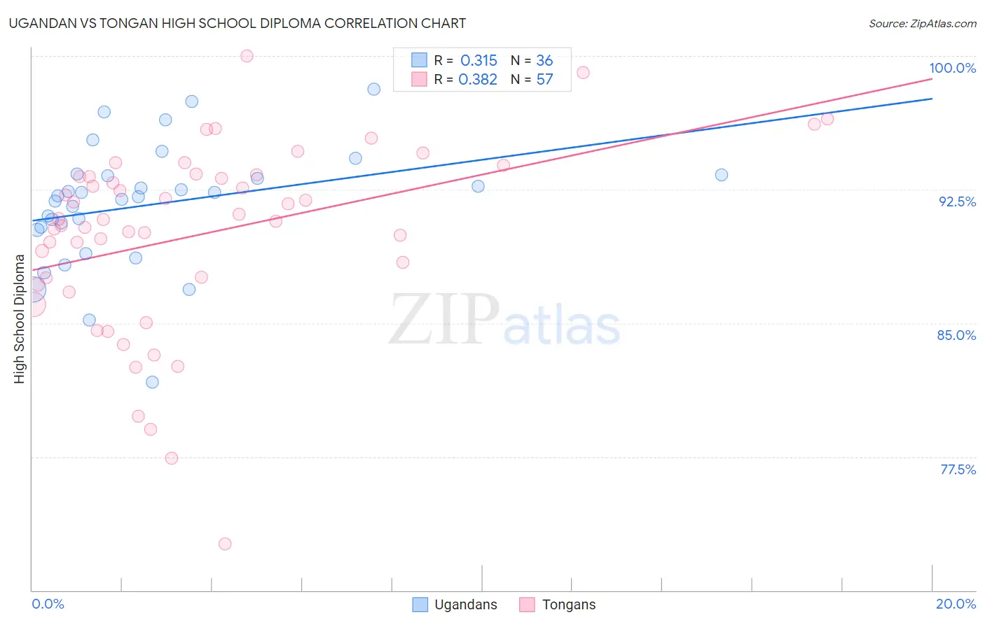 Ugandan vs Tongan High School Diploma