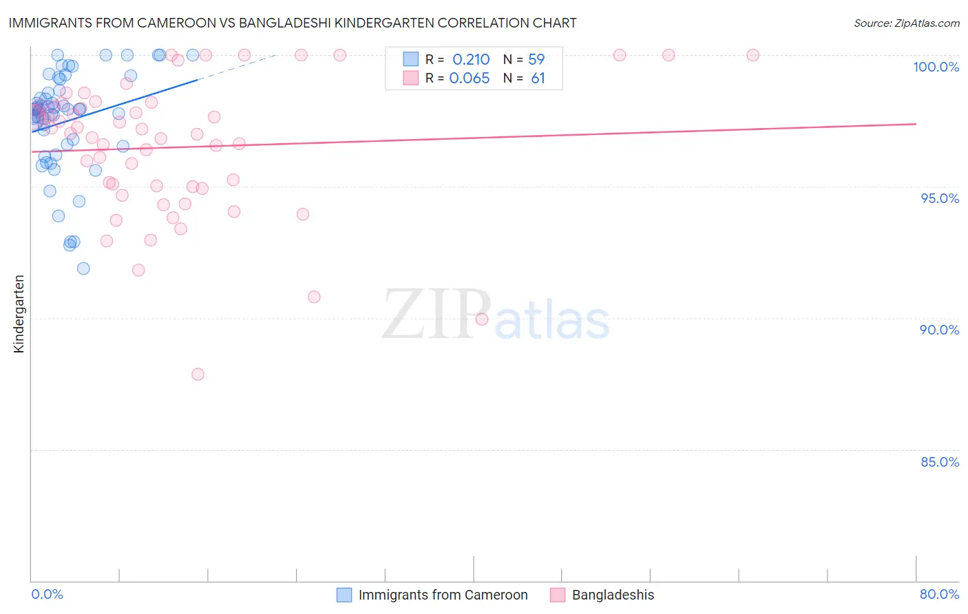 Immigrants from Cameroon vs Bangladeshi Kindergarten