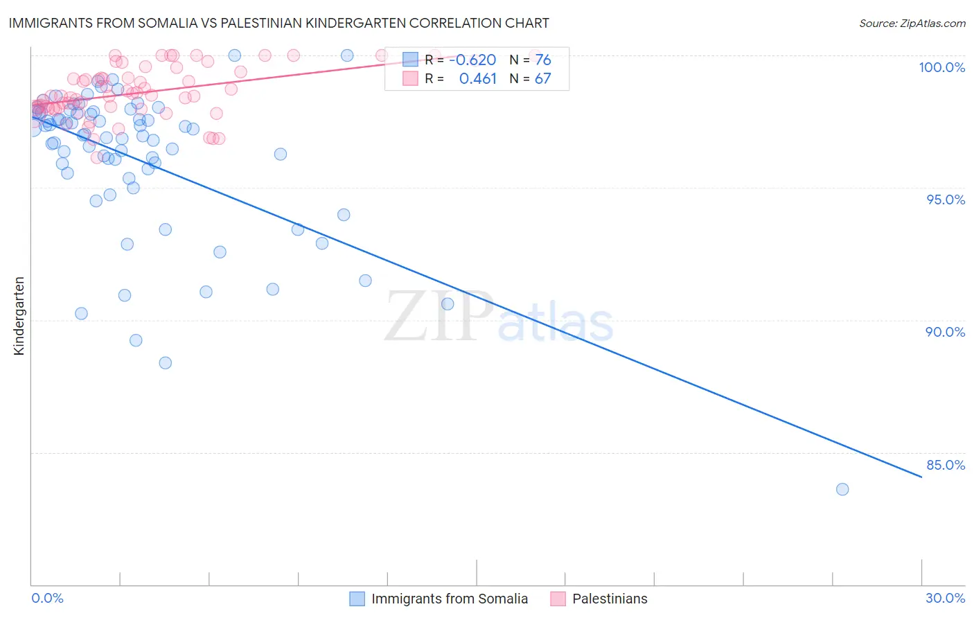 Immigrants from Somalia vs Palestinian Kindergarten