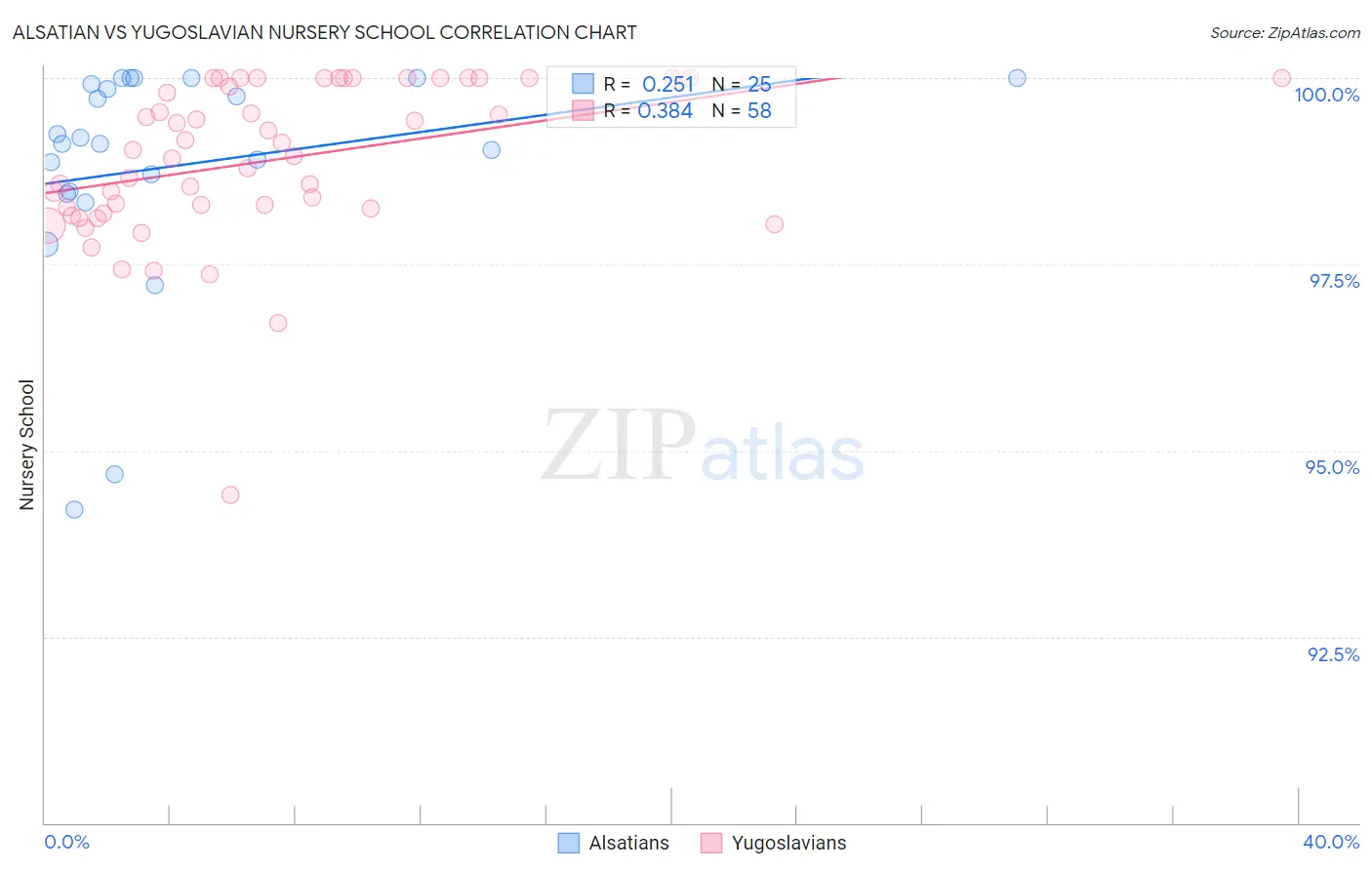 Alsatian vs Yugoslavian Nursery School