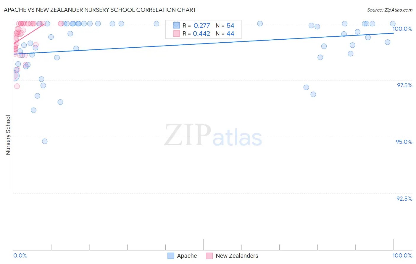 Apache vs New Zealander Nursery School