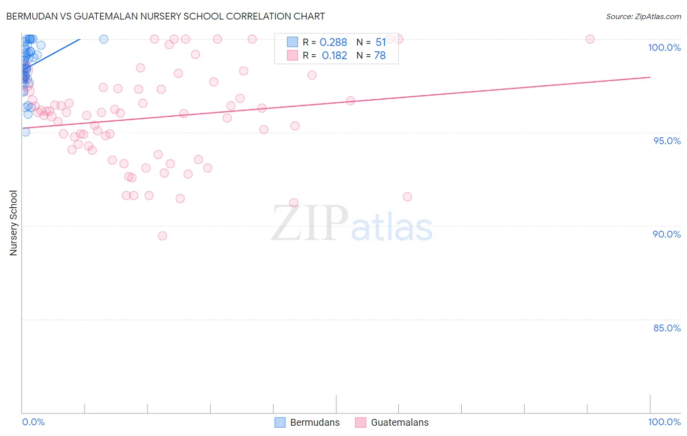 Bermudan vs Guatemalan Nursery School