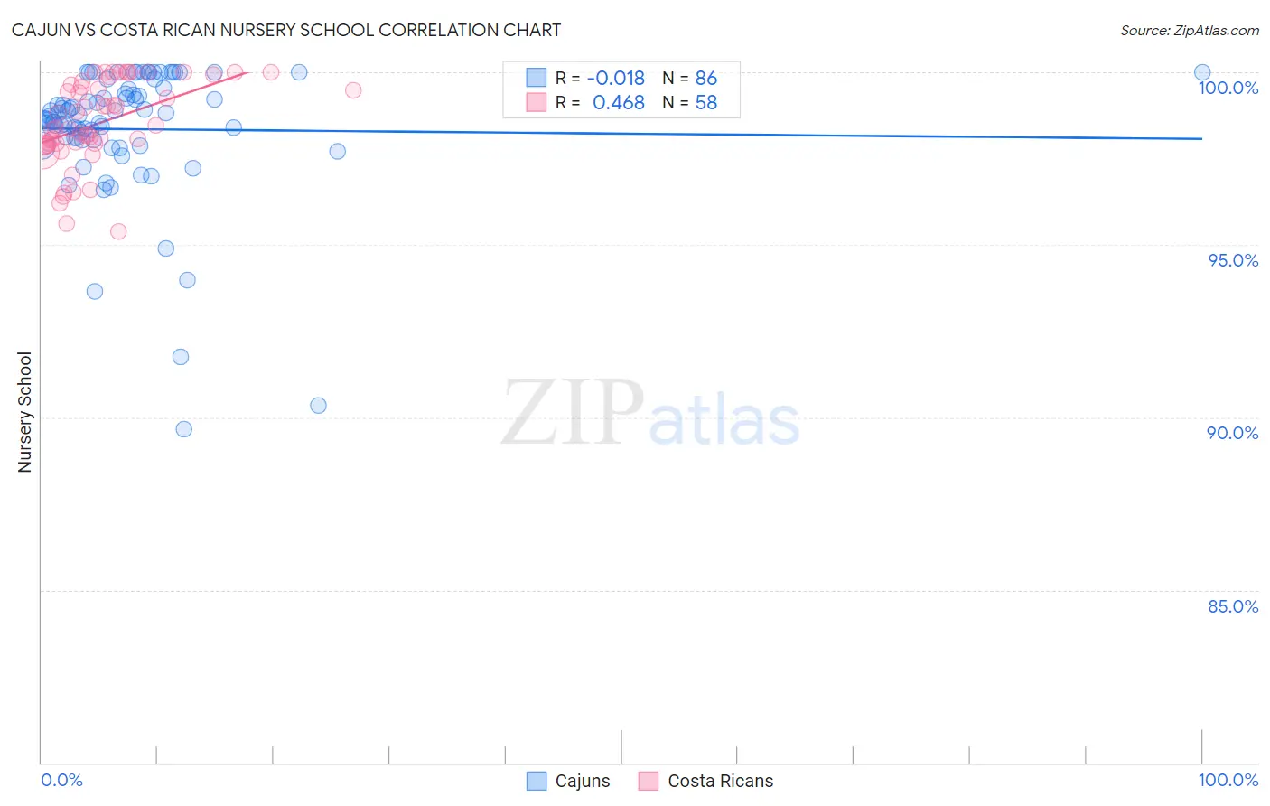 Cajun vs Costa Rican Nursery School