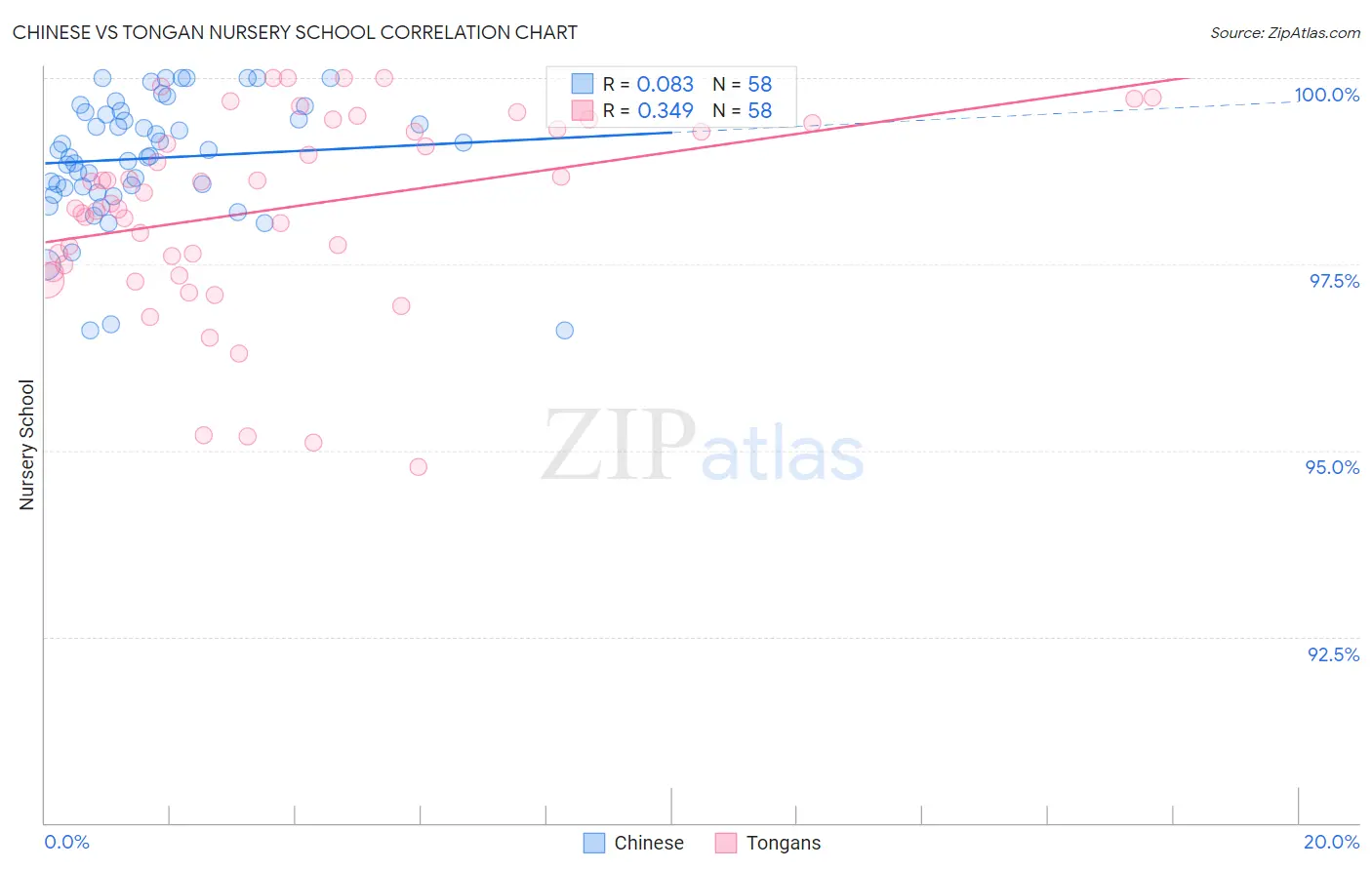 Chinese vs Tongan Nursery School
