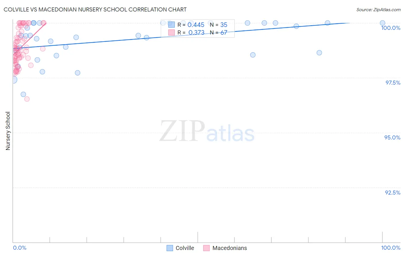 Colville vs Macedonian Nursery School