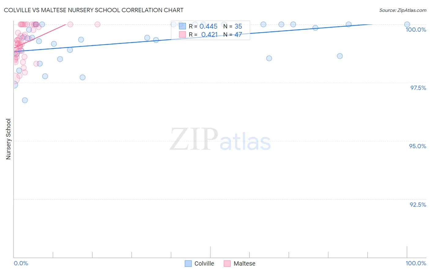 Colville vs Maltese Nursery School
