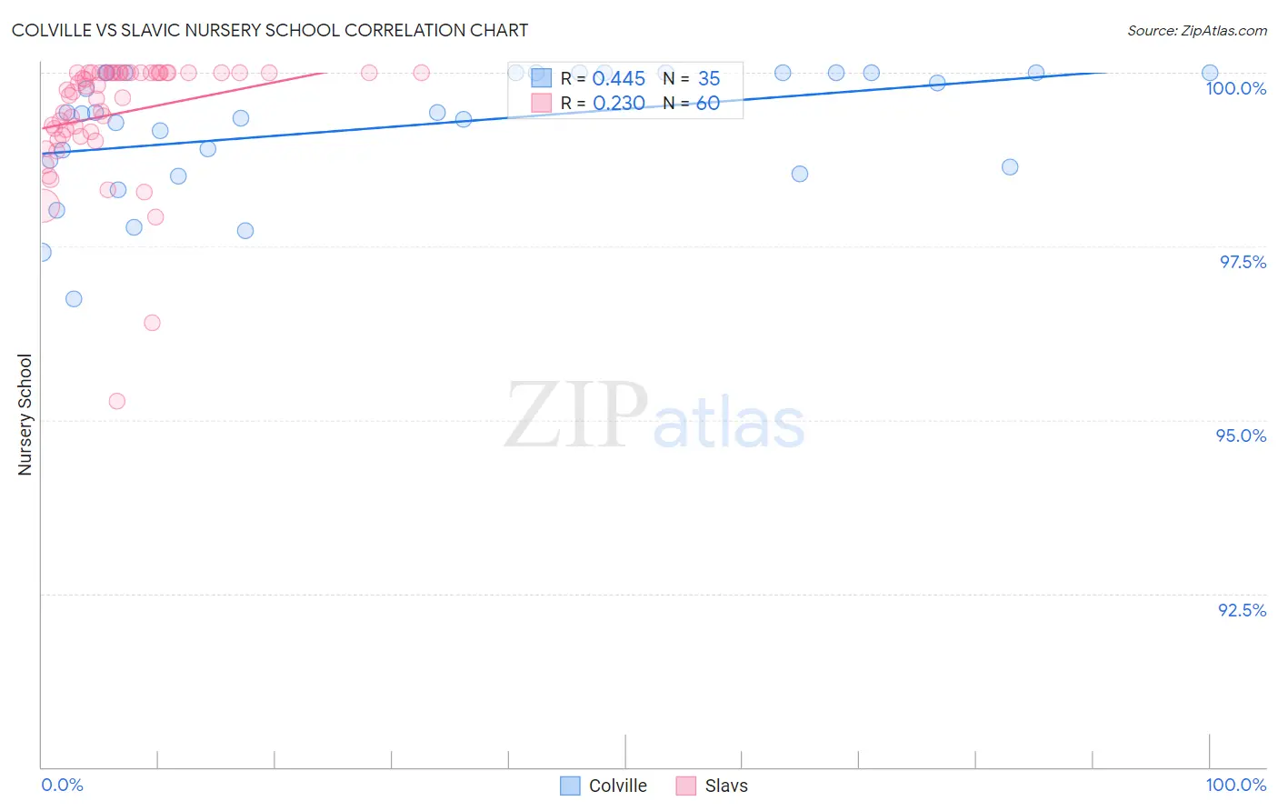 Colville vs Slavic Nursery School