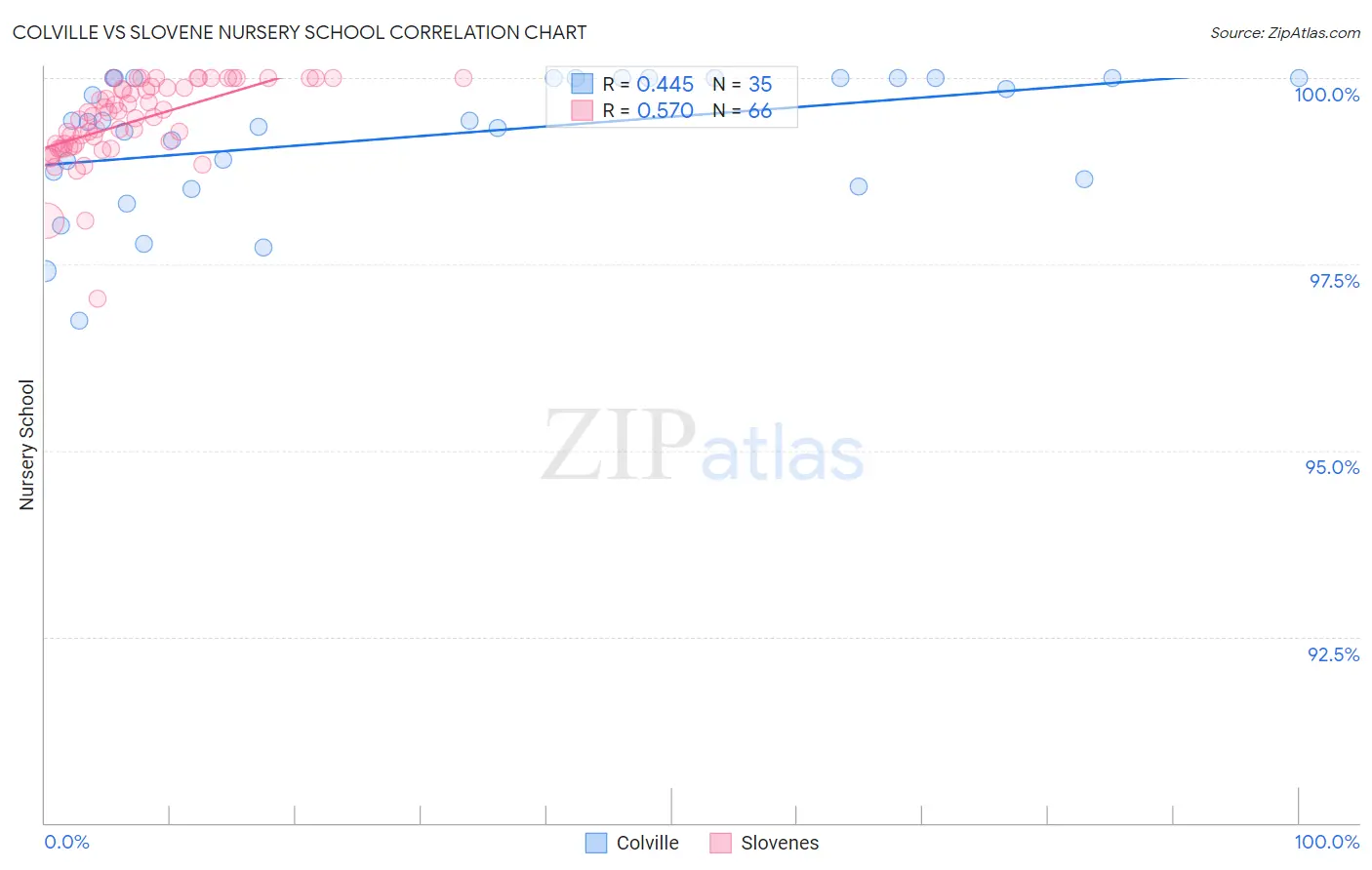 Colville vs Slovene Nursery School