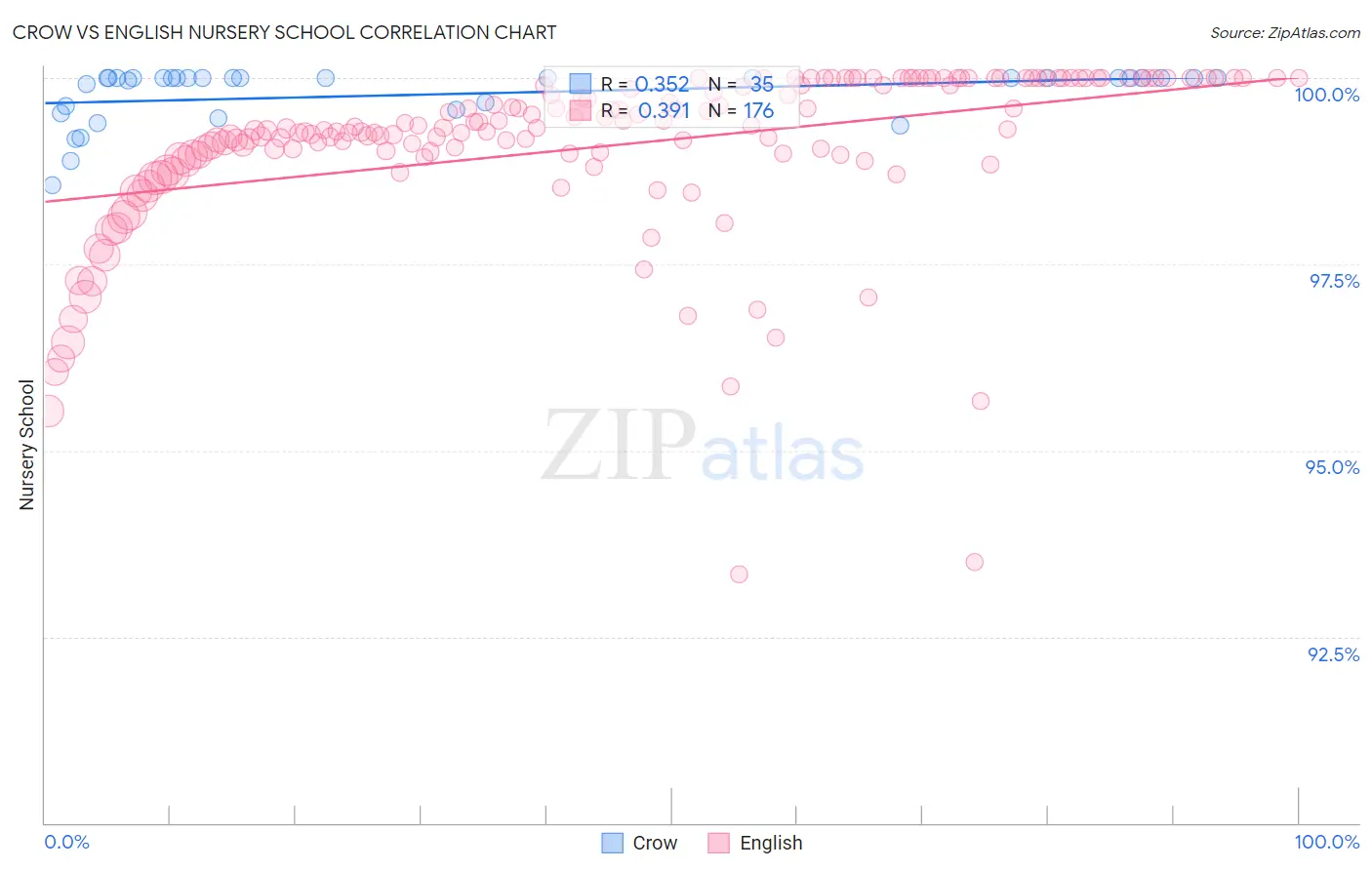 Crow vs English Nursery School