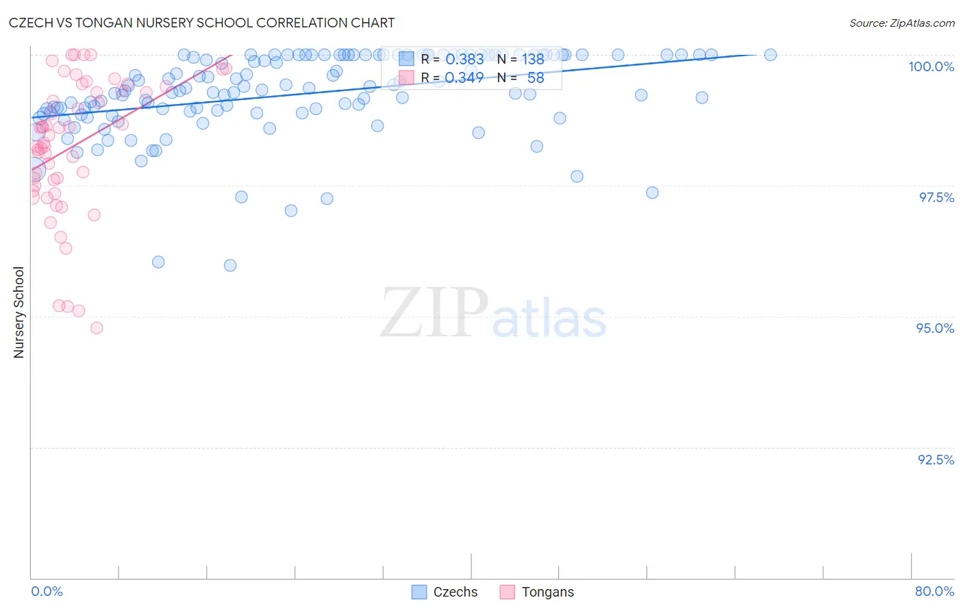 Czech vs Tongan Nursery School