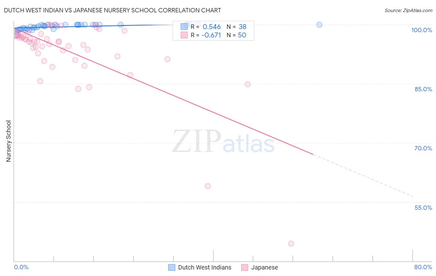 Dutch West Indian vs Japanese Nursery School