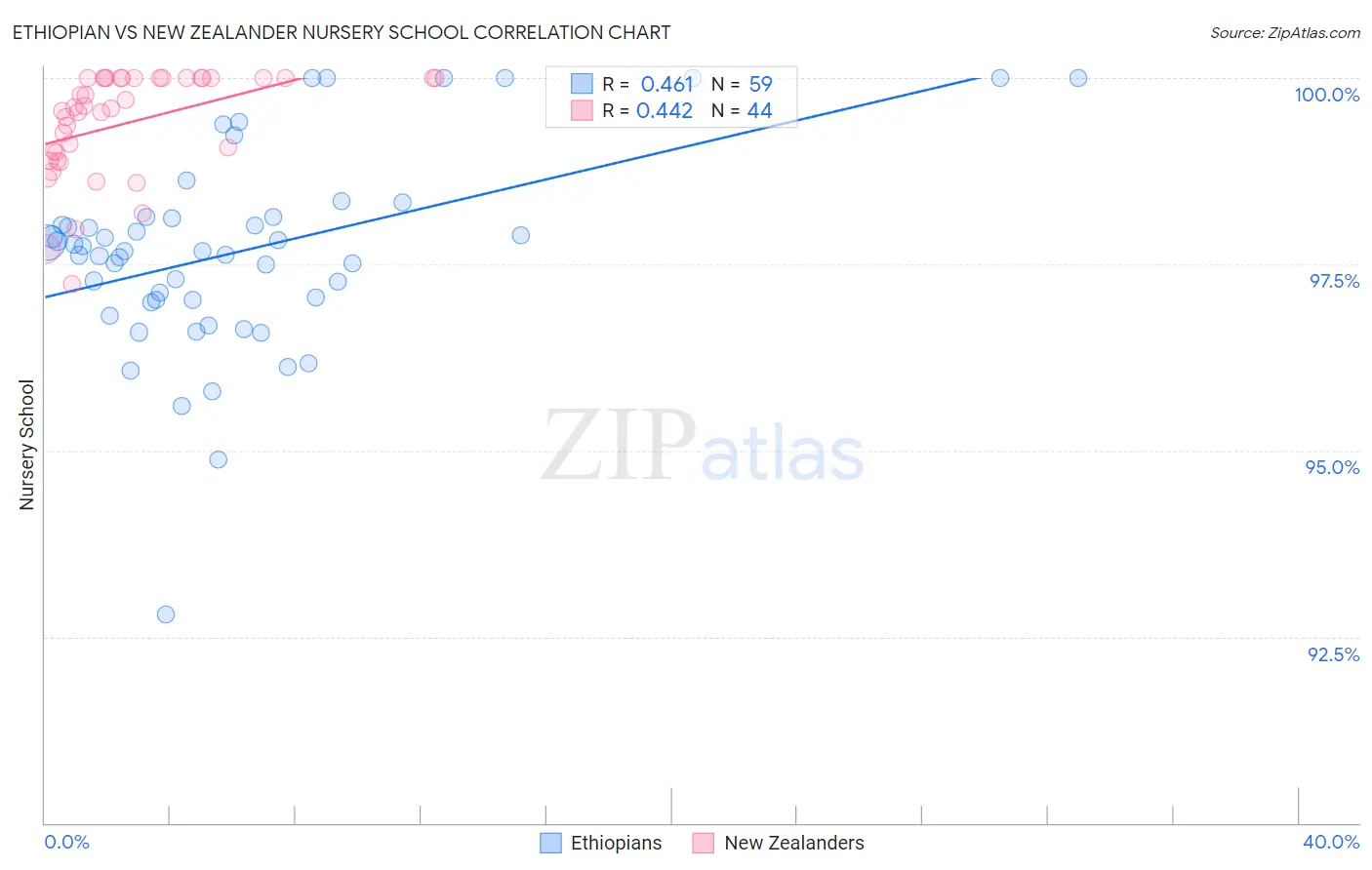 Ethiopian vs New Zealander Nursery School