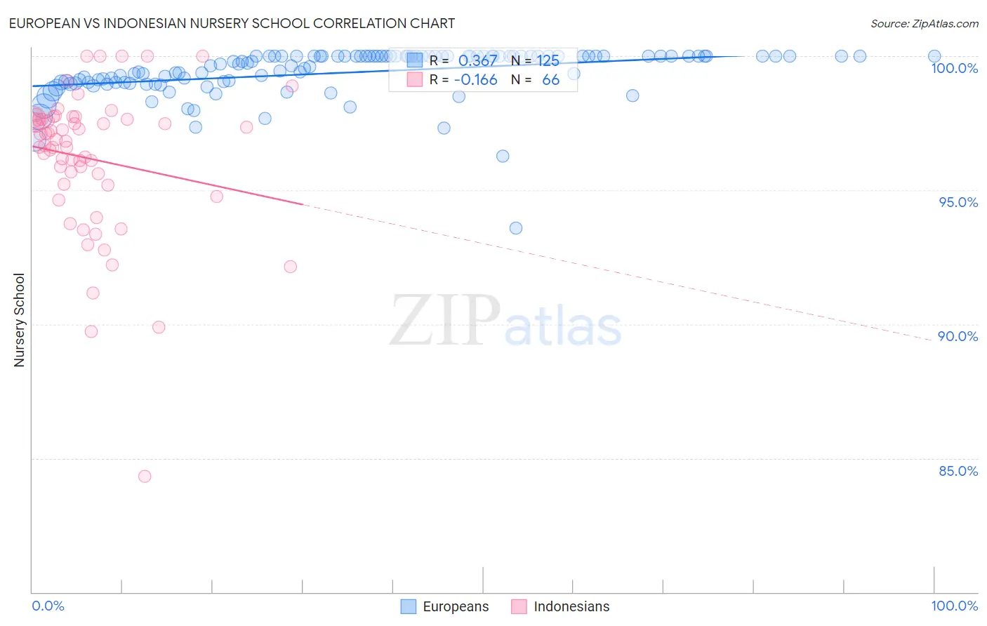 European vs Indonesian Nursery School